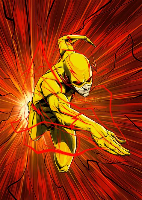 reverse flash art|reverse flash explained.